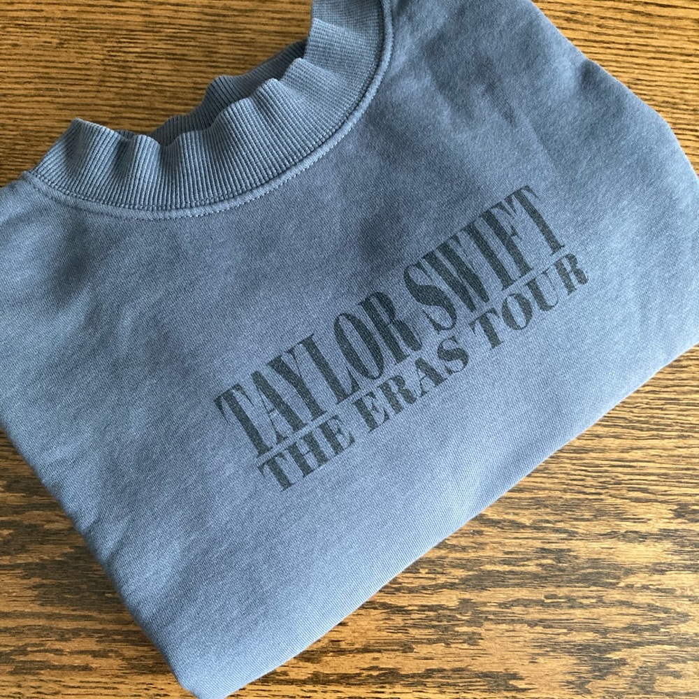 THE Taylor Swift Blue Crewneck